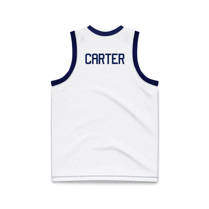 Marquette - NCAA Women's Basketball : Se'Crette Carter - White Basketball Jersey-1