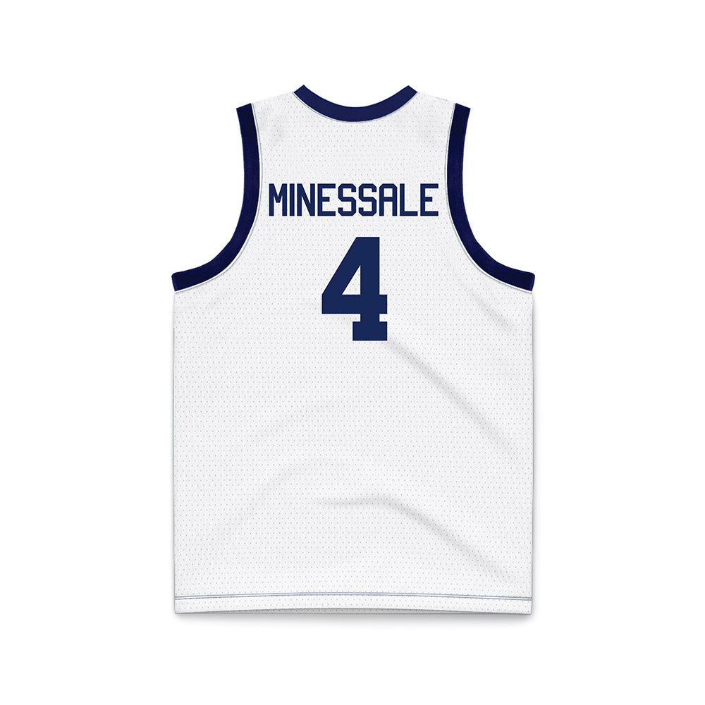 Marquette - NCAA Men's Basketball : Nolan Minessale - White Basketball Jersey-1