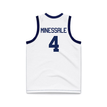 Marquette - NCAA Men's Basketball : Nolan Minessale - White Basketball Jersey-1
