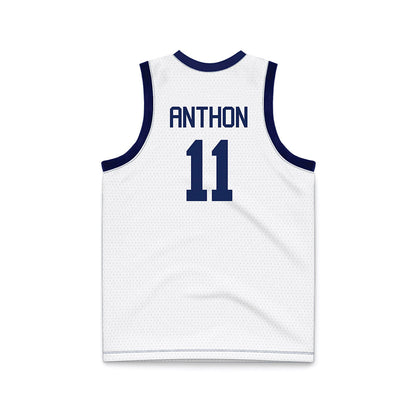 Marquette - NCAA Women's Basketball : Noelle Anthon - White Basketball Jersey-1