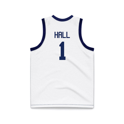 Marquette - NCAA Women's Basketball : Brooklyn Hall - White Basketball Jersey-1