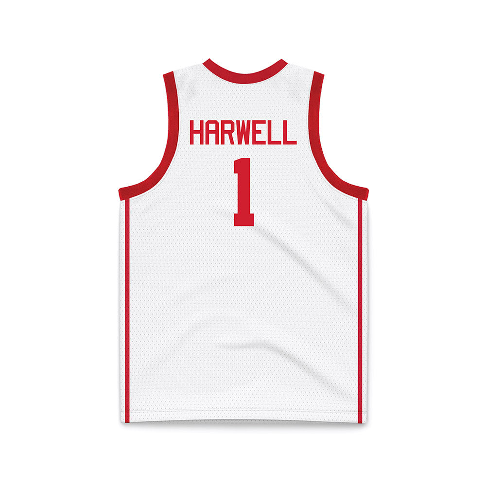 Houston - NCAA Men's Basketball : Isiah Harwell - White Basketball Jersey-1