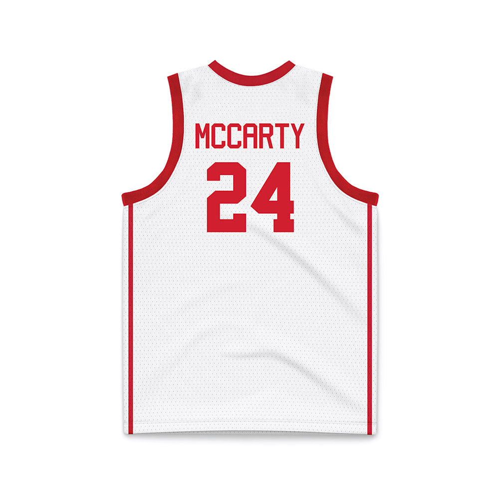 Houston - NCAA Men's Basketball : Chase McCarty - White Basketball Jersey-1