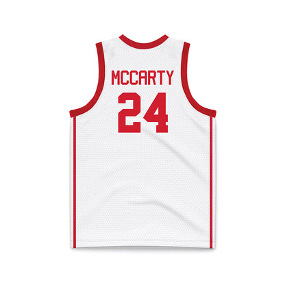 Houston - NCAA Men's Basketball : Chase McCarty - White Basketball Jersey-1