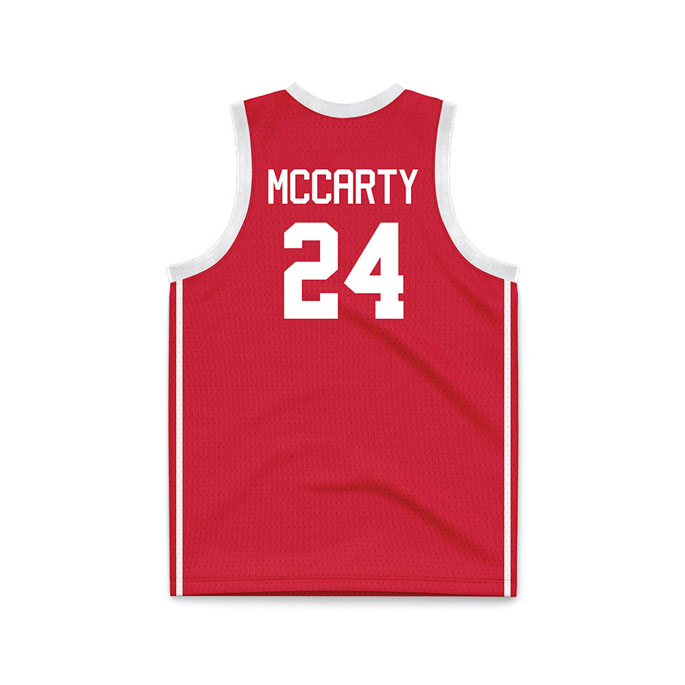 Houston - NCAA Men's Basketball : Chase McCarty - Red Basketball Jersey-1