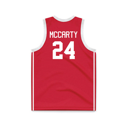 Houston - NCAA Men's Basketball : Chase McCarty - Red Basketball Jersey-1