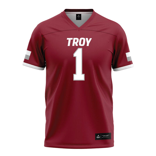 Troy - NCAA Football : Jordan Lovett - Football Jersey-0