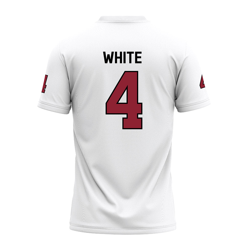 Troy - NCAA Football : Noreel White - Football Jersey-1