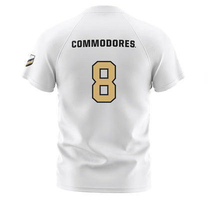 Vanderbilt - NCAA Women's Soccer : Reagan Pentz - Stripes Soccer Jersey-1