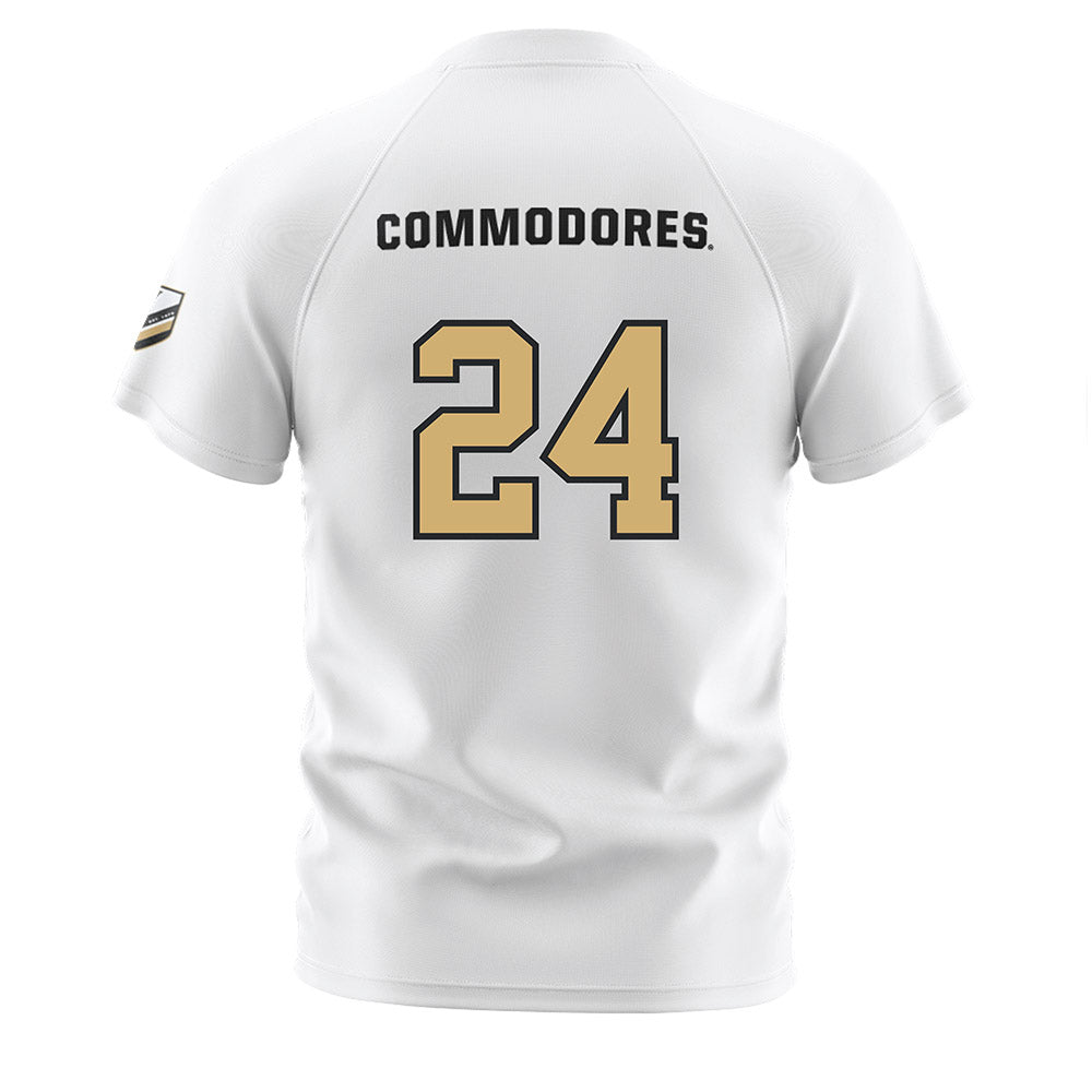Vanderbilt - NCAA Women's Soccer : Courtney Jones - Stripes Soccer Jersey