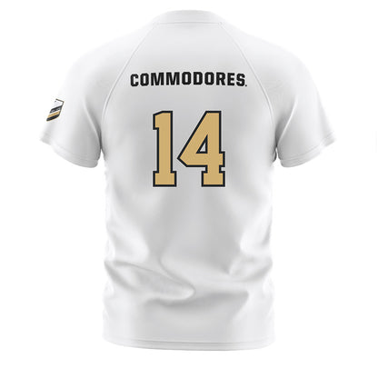 Vanderbilt - NCAA Women's Soccer : Lydia Ungashick - Stripes Soccer Jersey-1