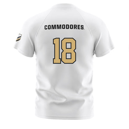 Vanderbilt - NCAA Women's Soccer : Margo Matula - Stripes Soccer Jersey-1