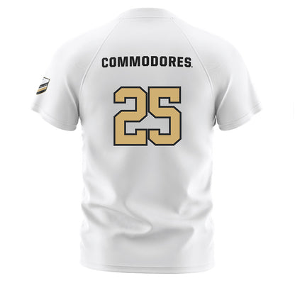 Vanderbilt - NCAA Women's Soccer : Lawson Hopkins - Stripes Soccer Jersey-1