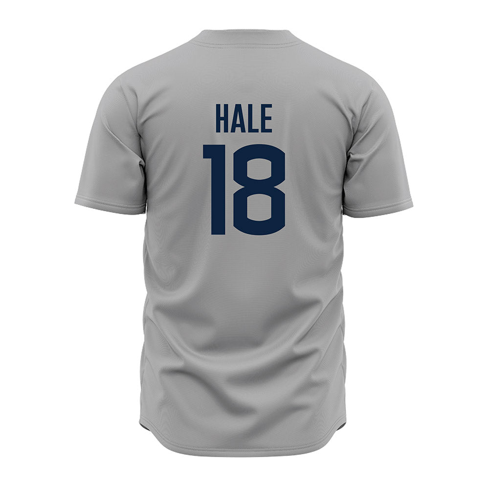 UConn - NCAA Baseball : Charlie Hale - Gray Jersey-1