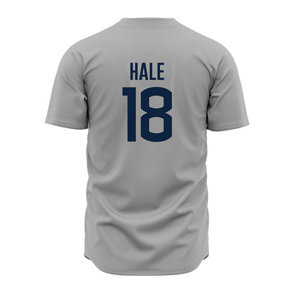 UConn - NCAA Baseball : Charlie Hale - Gray Jersey-1