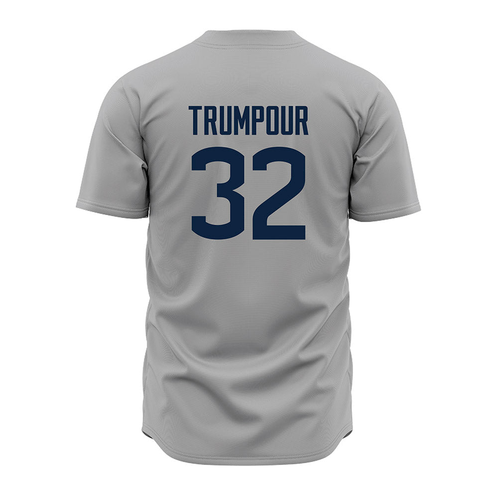 UConn - NCAA Baseball : Austin Trumpour - Gray Jersey-1