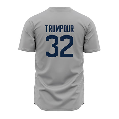 UConn - NCAA Baseball : Austin Trumpour - Gray Jersey-1