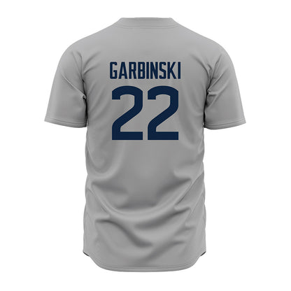 UConn - NCAA Baseball : Garret Garbinski - Gray Jersey-1