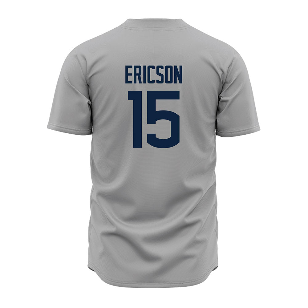 UConn - NCAA Baseball : Brady Ericson - Gray Jersey-1