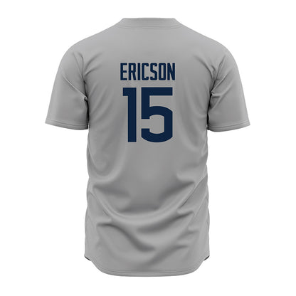 UConn - NCAA Baseball : Brady Ericson - Gray Jersey-1