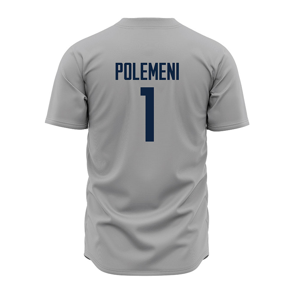 UConn - NCAA Baseball : Christopher Polemeni - Gray Jersey-1