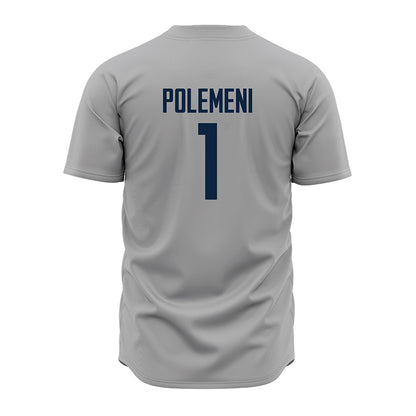 UConn - NCAA Baseball : Christopher Polemeni - Gray Jersey-1