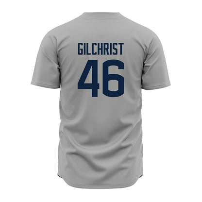 UConn - NCAA Baseball : Rob Gilchrist - Gray Jersey-1