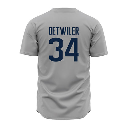 UConn - NCAA Baseball : Bryce Detwiler - Gray Jersey-1