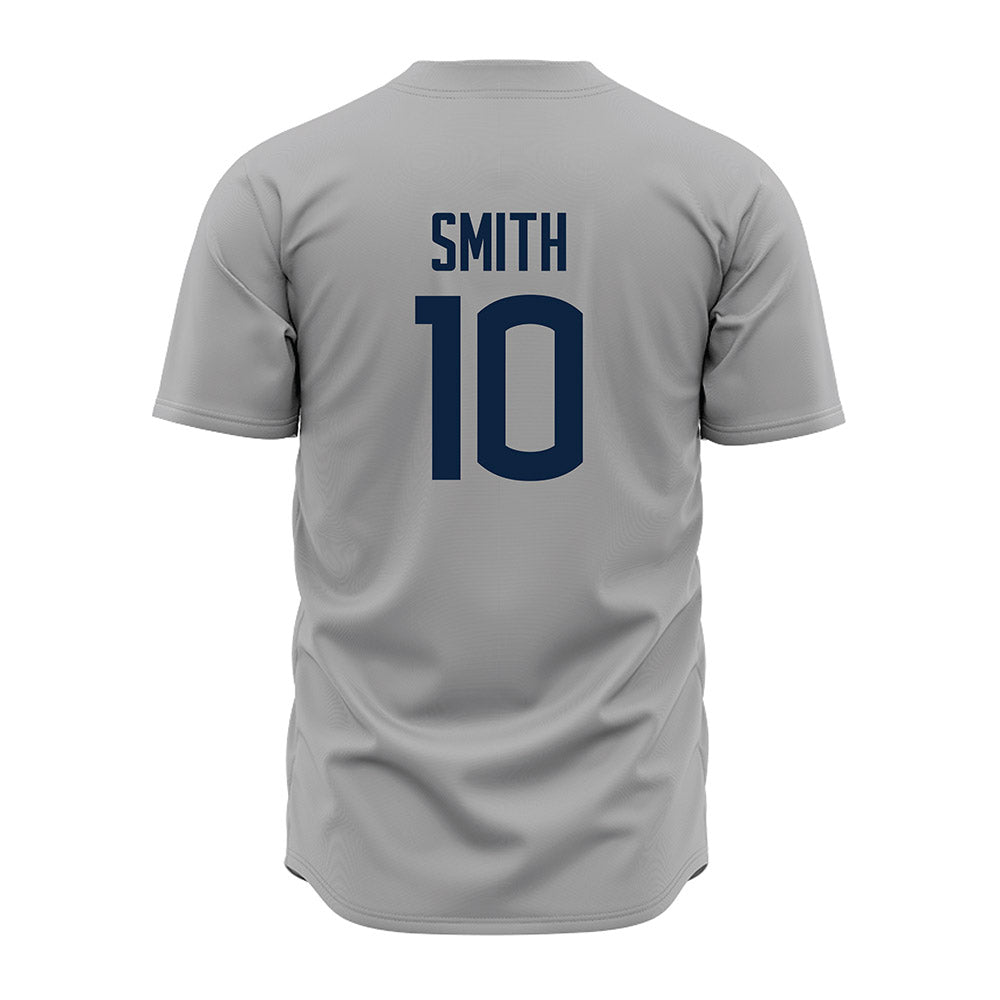 UConn - NCAA Baseball : Drew Smith - Gray Jersey-1