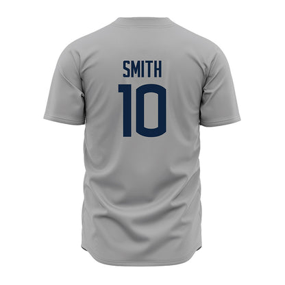 UConn - NCAA Baseball : Drew Smith - Gray Jersey-1