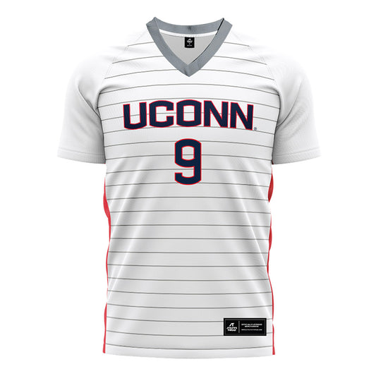 UConn - NCAA Women's Soccer : Austin Brummett - White Soccer Jersey-0