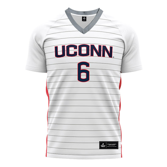UConn - NCAA Women's Soccer : Shea Boyle - White Soccer Jersey-0