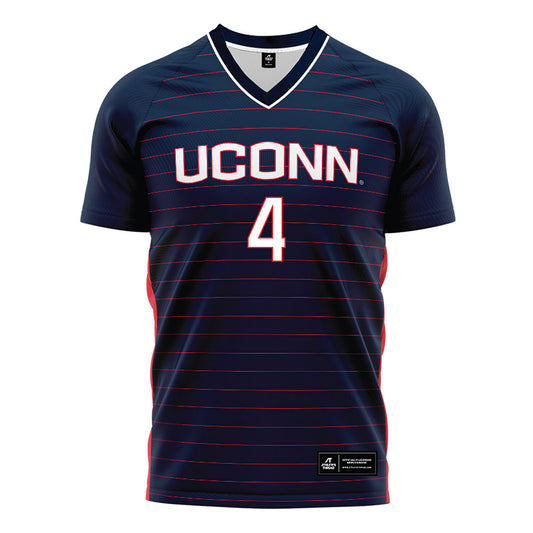 UConn - NCAA Women's Soccer : Lydia LeBlanc - Navy Soccer Jersey-0