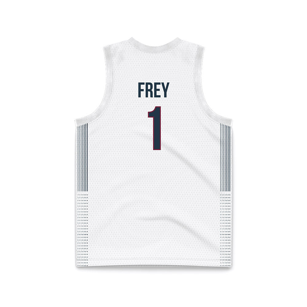 FDU - NCAA Men's Basketball : Kody Frey - White Basketball Jersey-1