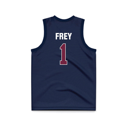 FDU - NCAA Men's Basketball : Kody Frey - Blue Basketball Jersey-1