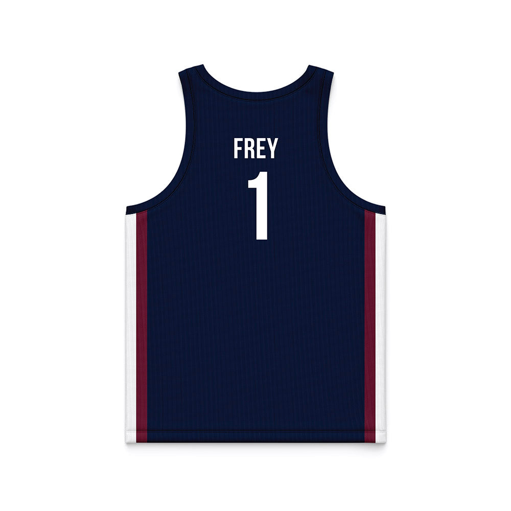 FDU - NCAA Men's Basketball : Kody Frey - Blue Basketball Jersey-1