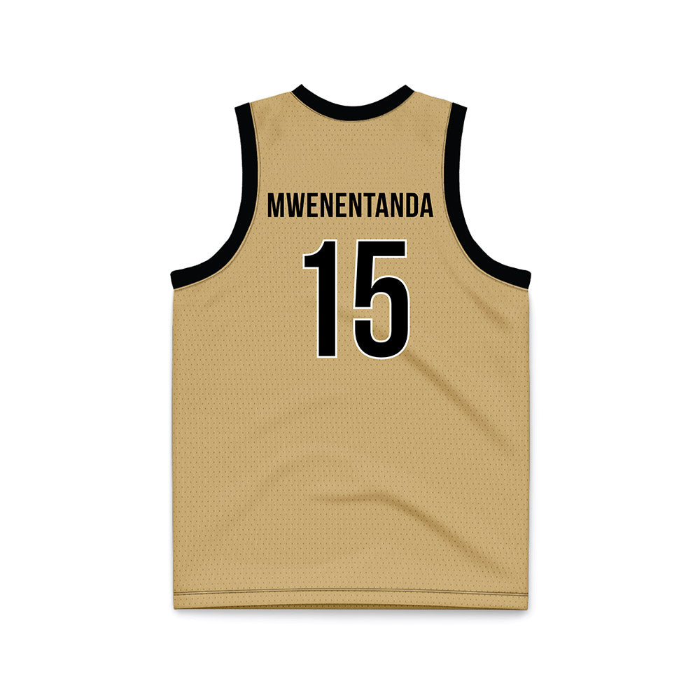 Vanderbilt - NCAA Women's Basketball : Ndjakalenga Mwenentanda - Gold Basketball Jersey-1