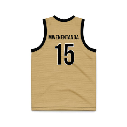 Vanderbilt - NCAA Women's Basketball : Ndjakalenga Mwenentanda - Gold Basketball Jersey-1