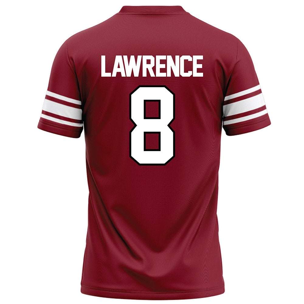 NCCU - NCAA Football : Plez Lawrence - Maroon Football Jersey-1