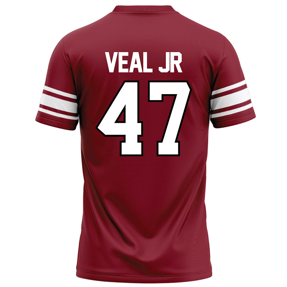 NCCU - NCAA Football : Darryl Veal Jr - Maroon Football Jersey-1