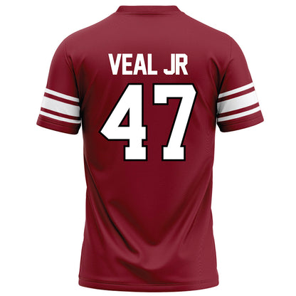 NCCU - NCAA Football : Darryl Veal Jr - Maroon Football Jersey-1