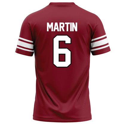 NCCU - NCAA Football : Jakarri Martin - Maroon Football Jersey-1