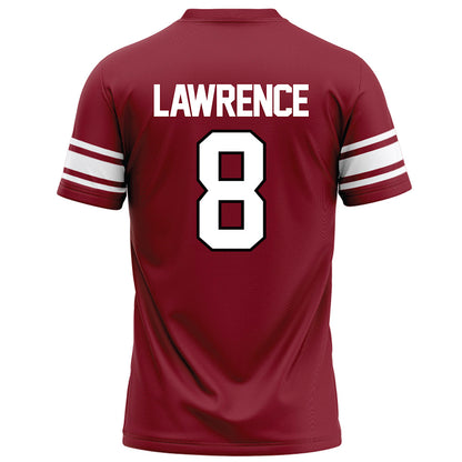 NCCU - NCAA Football : Plez Lawrence - Maroon Football Jersey-1