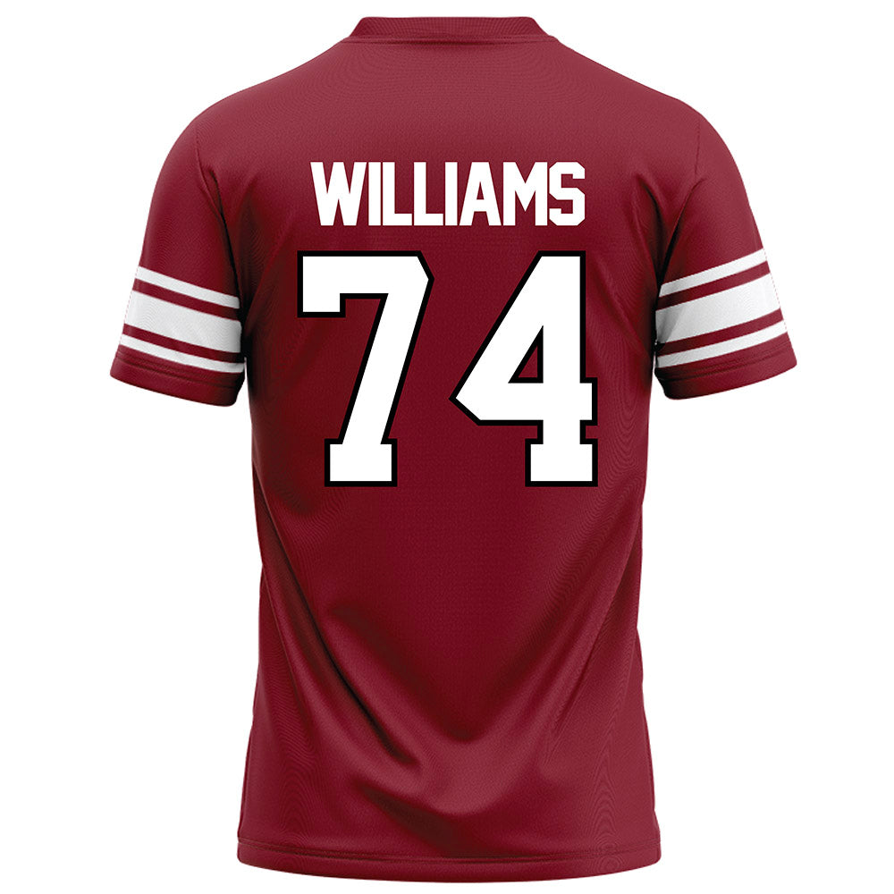 NCCU - NCAA Football : Kerwin Williams - Maroon Football Jersey-1