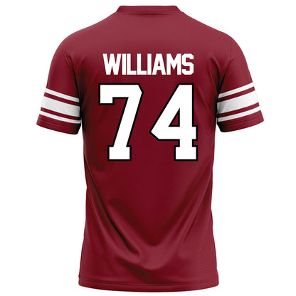 NCCU - NCAA Football : Kerwin Williams - Maroon Football Jersey-1