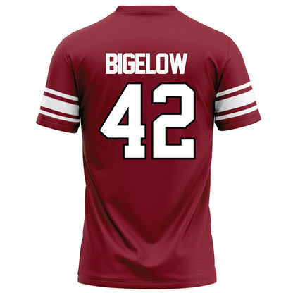 NCCU - NCAA Football : Mekhi Bigelow - Maroon Football Jersey-1