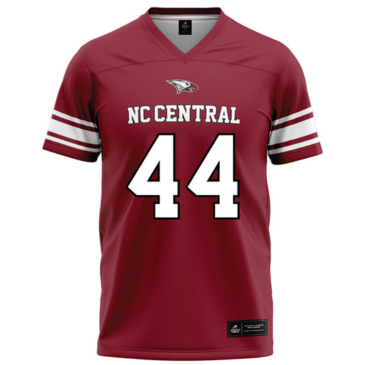 NCCU - NCAA Football : Emmanuel Hill - Maroon Football Jersey-0