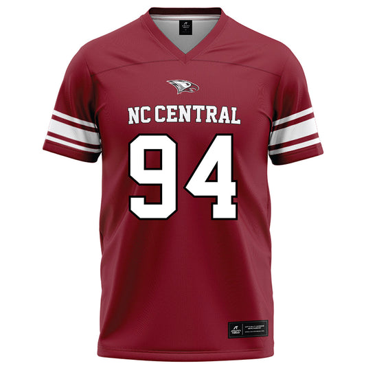NCCU - NCAA Football : Gary Dorsey - Maroon Football Jersey-0