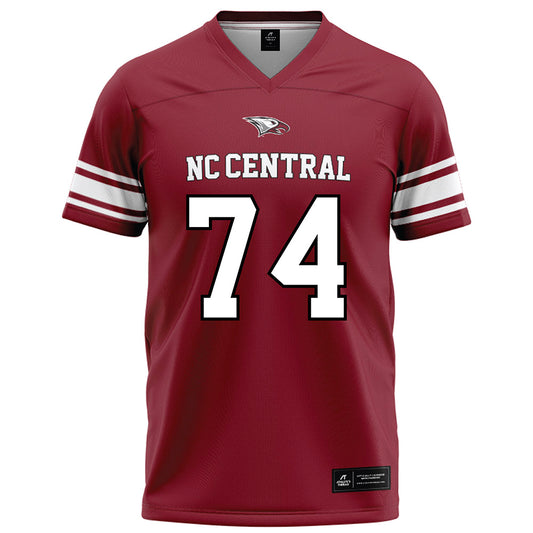NCCU - NCAA Football : Kerwin Williams - Maroon Football Jersey-0