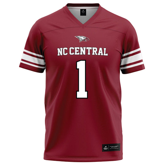 NCCU - NCAA Football : Chris Mosley - Maroon Football Jersey-0